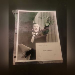 Sir David Frost Autograph